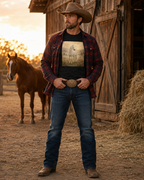 White Horse Graphic Tee, Unisex Western Shirt, Equestrian Gift