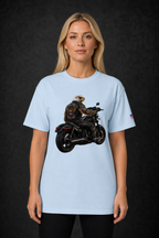 Ride Free Born to Roam Biker Shirt, Patriotic Eagle Motorcycle T-Shirt, American Flag Graphic Tee, Unisex Rider Gift