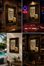 Affiche drôle de cocktail Whiskey Sour, Décoration murale vintage de bar, Impression de citation humoristique