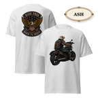 Ride Free Born to Roam Biker Shirt, Patriotic Eagle Motorcycle T-Shirt, American Flag Graphic Tee, Unisex Rider Gift