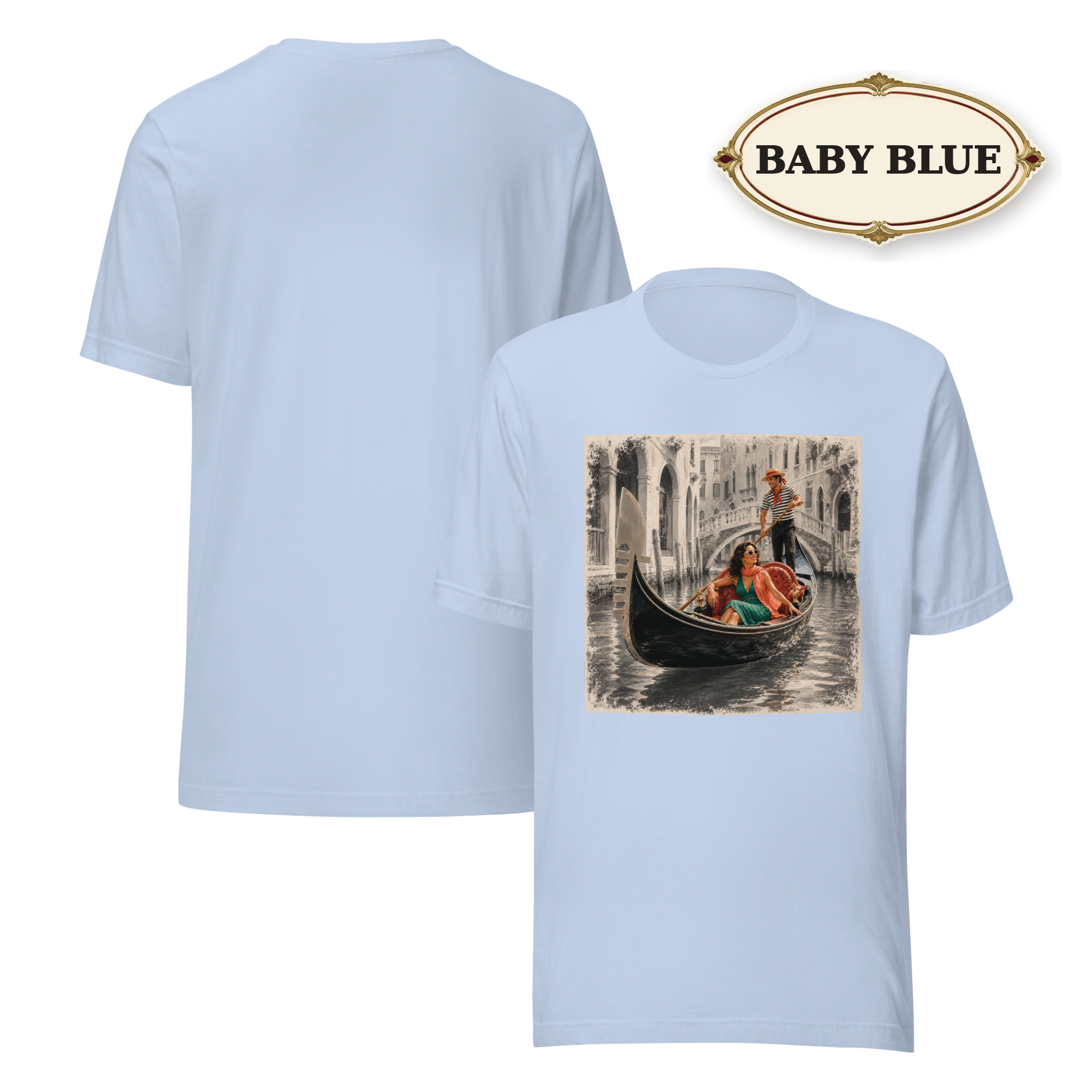 Camisa de Venecia, Italia, para mujer, camiseta gráfica de góndola, camiseta de vacaciones italianas, camisa vintage de Venecia, camiseta de viaje por Italia