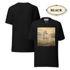 White Horse Graphic Tee, Unisex Western Shirt, Equestrian Gift