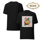 Women’s Tropical Cocktail Graphic Tee, Coconut Drink Summer Shirt