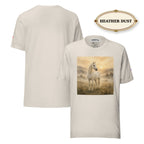 White Horse Graphic Tee, Unisex Western Shirt, Equestrian Gift