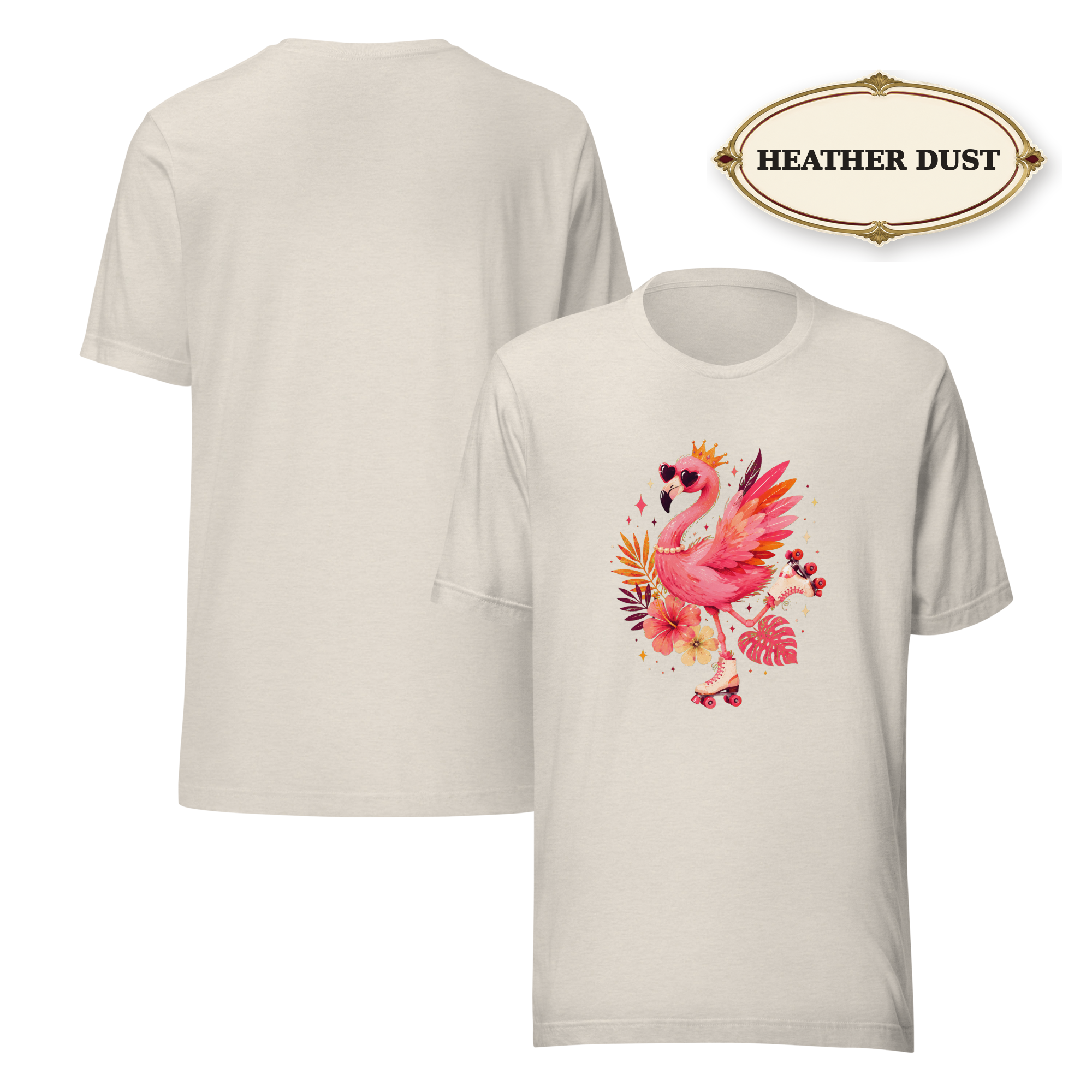 Pink Flamingo Shirt for Women, Tropical Graphic Tee, Colorful Summer T-Shirt, Beach Vacation Tee, Flamingo Lover Gift