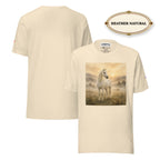 White Horse Graphic Tee, Unisex Western Shirt, Equestrian Gift
