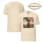 Hot Air Balloon Graphic Tee, Vintage Woman Travel Shirt, Whimsical Adventure Gift
