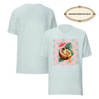 Women’s Tropical Cocktail Graphic Tee, Coconut Drink Summer Shirt