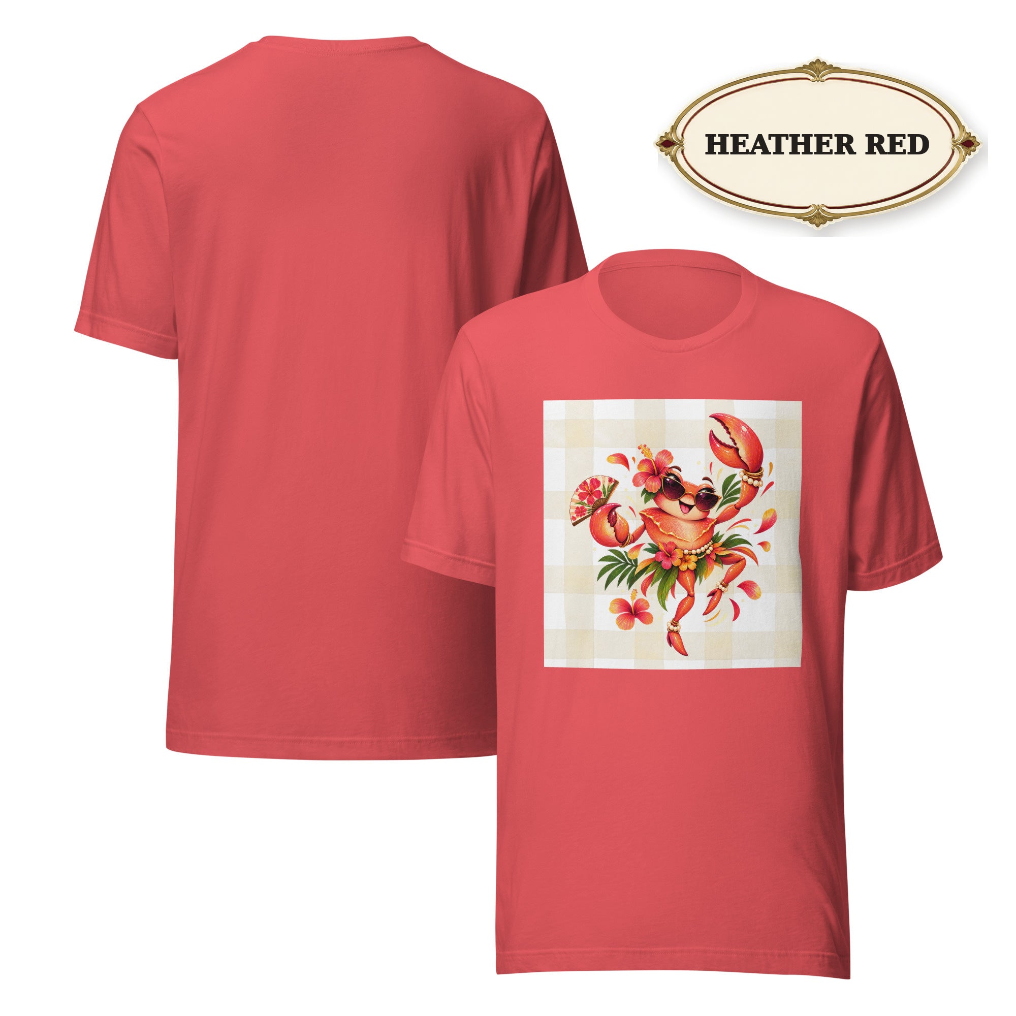 Women’s Tropical Lobster Graphic Tee, Coastal Summer Shirt, Beach Lover Gift
