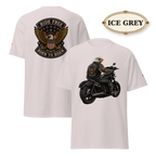 Ride Free Born to Roam Biker Shirt, Patriotic Eagle Motorcycle T-Shirt, American Flag Graphic Tee, Unisex Rider Gift