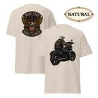 Ride Free Born to Roam Biker Shirt, Patriotic Eagle Motorcycle T-Shirt, American Flag Graphic Tee, Unisex Rider Gift