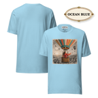 Hot Air Balloon Graphic Tee, Vintage Woman Travel Shirt, Whimsical Adventure Gift