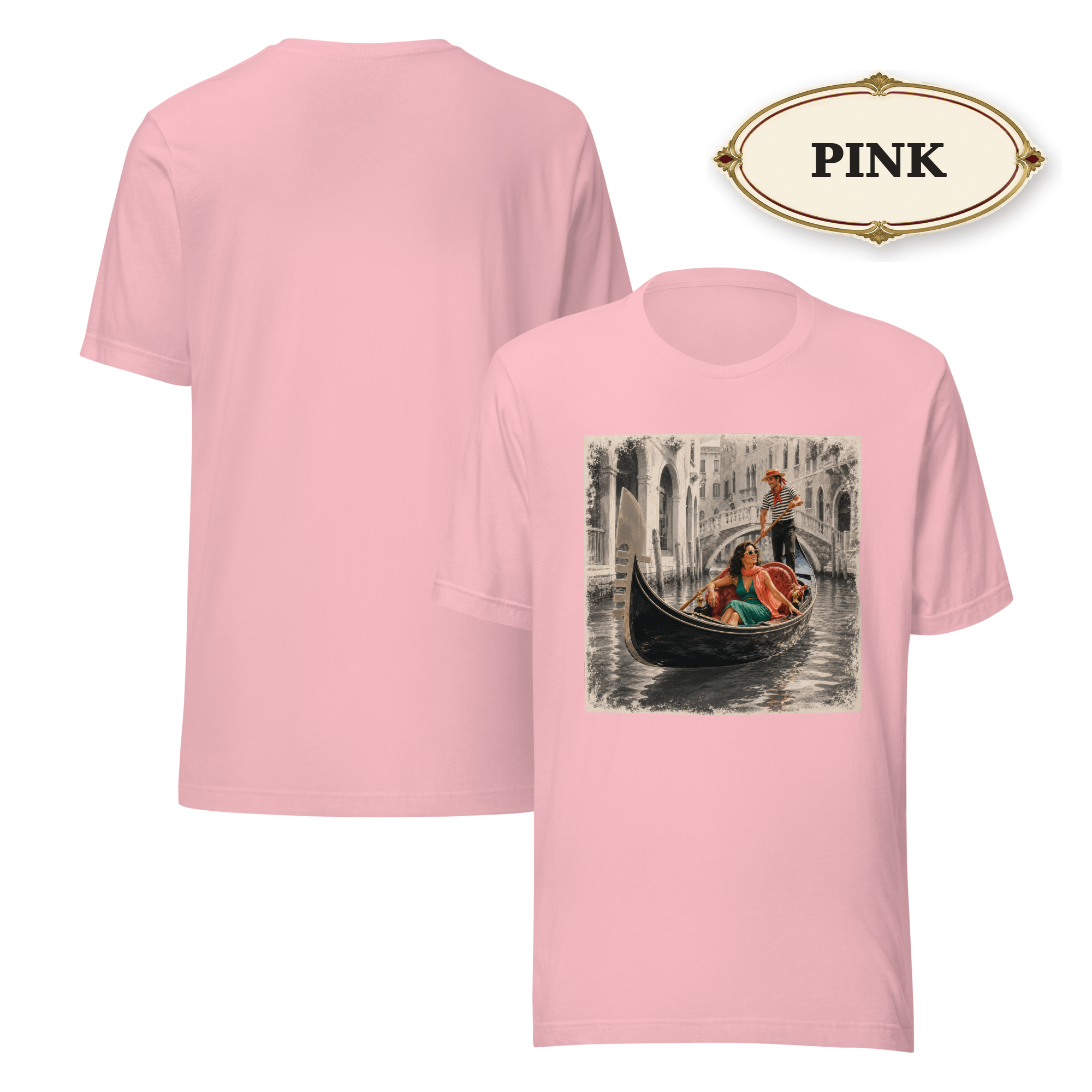 Camisa de Venecia, Italia, para mujer, camiseta gráfica de góndola, camiseta de vacaciones italianas, camisa vintage de Venecia, camiseta de viaje por Italia