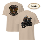 Ride Free Born to Roam Biker Shirt, Patriotic Eagle Motorcycle T-Shirt, American Flag Graphic Tee, Unisex Rider Gift