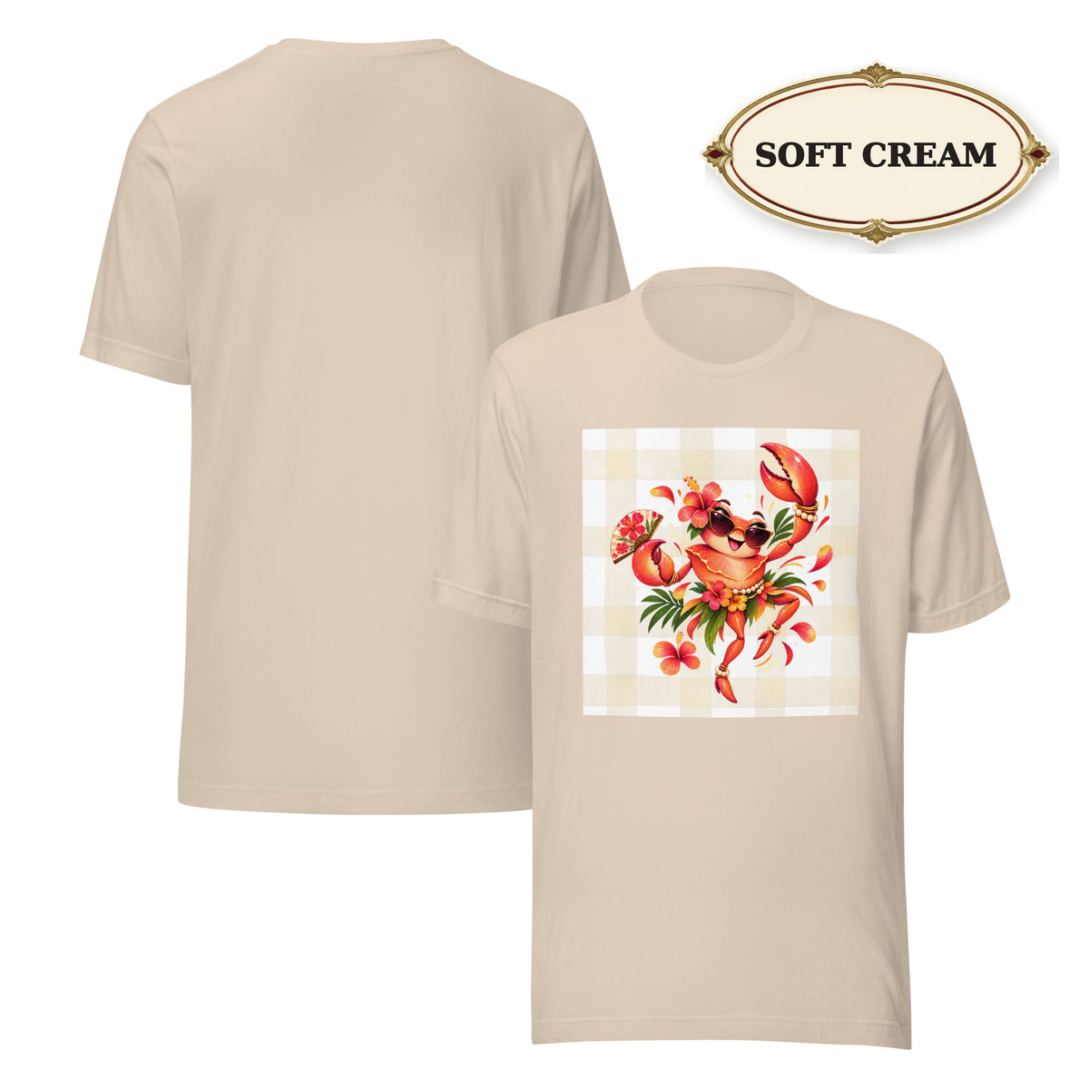 Women’s Tropical Lobster Graphic Tee, Coastal Summer Shirt, Beach Lover Gift