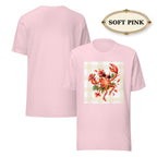 Women’s Tropical Lobster Graphic Tee, Coastal Summer Shirt, Beach Lover Gift