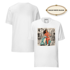 Italian Summer T-Shirt, Vintage Vespa Girl Tee, Retro Italy Travel Shirt, Mediterranean Vacation Top, Dolce Vita Graphic Tee