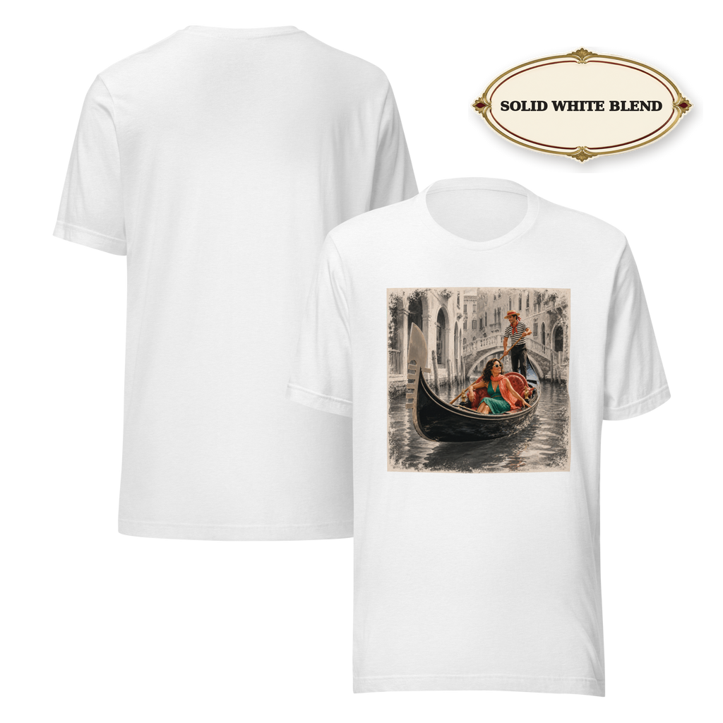 Camisa de Venecia, Italia, para mujer, camiseta gráfica de góndola, camiseta de vacaciones italianas, camisa vintage de Venecia, camiseta de viaje por Italia