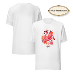 Pink Flamingo Shirt for Women, Tropical Graphic Tee, Colorful Summer T-Shirt, Beach Vacation Tee, Flamingo Lover Gift