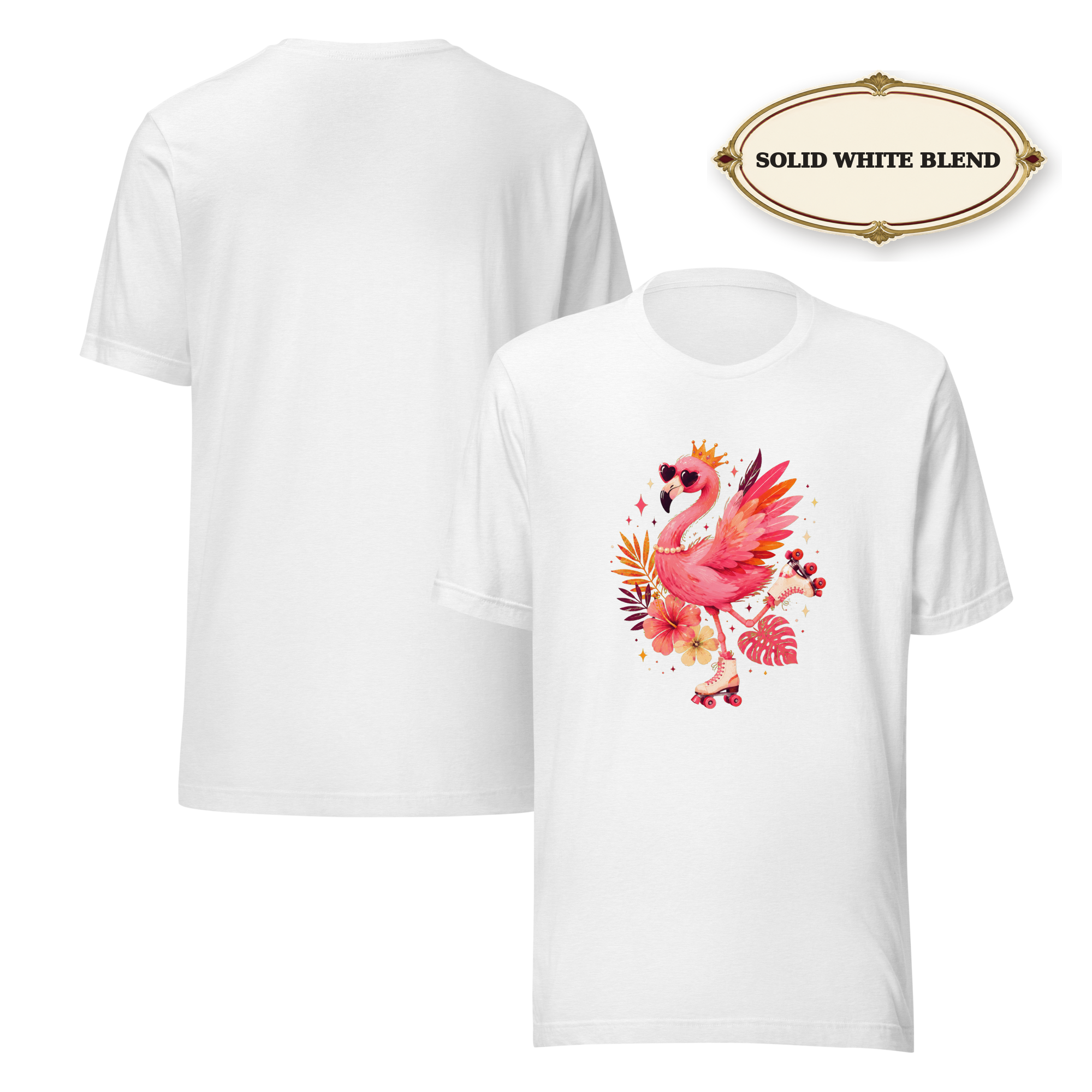 Pink Flamingo Shirt for Women, Tropical Graphic Tee, Colorful Summer T-Shirt, Beach Vacation Tee, Flamingo Lover Gift
