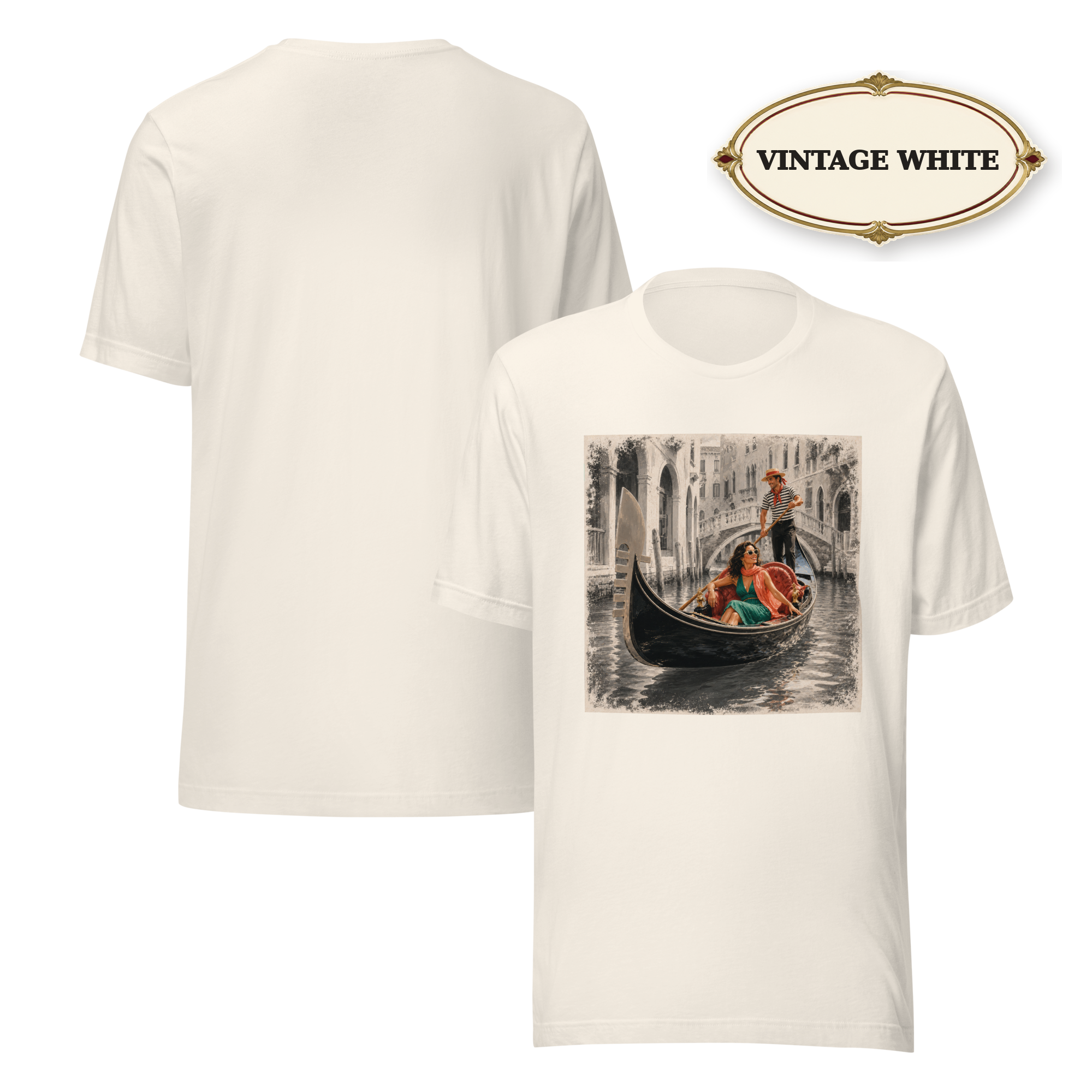 Venice Italy Shirt for Women, Gondola Graphic Tee, Italian Vacation T-Shirt, Vintage Venice Shirt, Italy Travel Tee