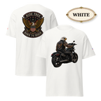 Ride Free Born to Roam Biker Shirt, Patriotic Eagle Motorcycle T-Shirt, American Flag Graphic Tee, Unisex Rider Gift