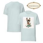 Cute Donkey Graphic Tee for Women, Whimsical Farm Animal Shirt