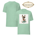 Cute Donkey Graphic Tee for Women, Whimsical Farm Animal Shirt