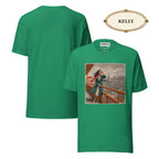 New York Ferry T-Shirt, Statue of Liberty and Manhattan Skyline Tee, NYC Harbor Travel Shirt, Gift for Her