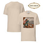 New York Ferry T-Shirt, Statue of Liberty and Manhattan Skyline Tee, NYC Harbor Travel Shirt, Gift for Her
