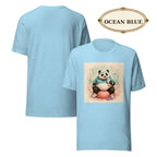 Panda Workout Graphic Tee, Unisex Fitness Shirt, Funny Gym Gift