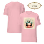 Panda Workout Graphic Tee, Unisex Fitness Shirt, Funny Gym Gift