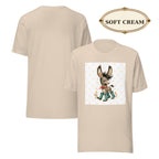Cute Donkey Graphic Tee for Women, Whimsical Farm Animal Shirt