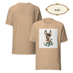 Cute Donkey Graphic Tee for Women, Whimsical Farm Animal Shirt
