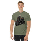 Ride Free Born to Roam Biker Shirt, Patriotic Eagle Motorcycle T-Shirt, American Flag Graphic Tee, Unisex Rider Gift