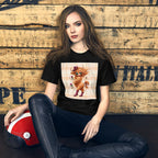 Women’s Highland Cow Graphic Tee, Cute Western Shirt, Cow Lover Gift