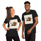 Sock Thief Dachshund Graphic Tee, Funny Unisex Wiener Dog Shirt