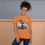 Hot Air Balloon Graphic Tee, Vintage Woman Travel Shirt, Whimsical Adventure Gift