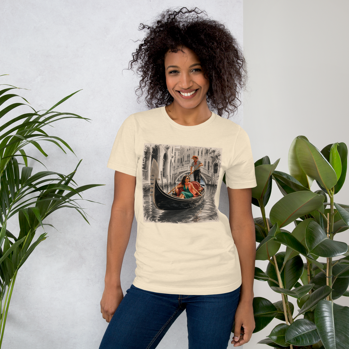 Camisa de Venecia, Italia, para mujer, camiseta gráfica de góndola, camiseta de vacaciones italianas, camisa vintage de Venecia, camiseta de viaje por Italia
