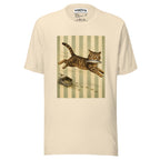 Sardine Thief Cat Graphic Tee, Unisex Funny Cat Lover Shirt