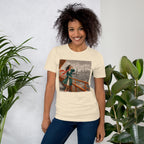 New York Ferry T-Shirt, Statue of Liberty and Manhattan Skyline Tee, NYC Harbor Travel Shirt, Gift for Her