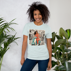 Italian Summer T-Shirt, Vintage Vespa Girl Tee, Retro Italy Travel Shirt, Mediterranean Vacation Top, Dolce Vita Graphic Tee