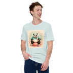 Panda Workout Graphic Tee, Unisex Fitness Shirt, Funny Gym Gift