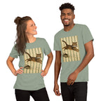 Sardine Thief Cat Graphic Tee, Unisex Funny Cat Lover Shirt