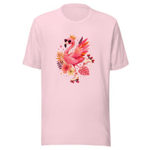 Pink Flamingo Shirt for Women, Tropical Graphic Tee, Colorful Summer T-Shirt, Beach Vacation Tee, Flamingo Lover Gift