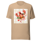 Women’s Tropical Lobster Graphic Tee, Coastal Summer Shirt, Beach Lover Gift